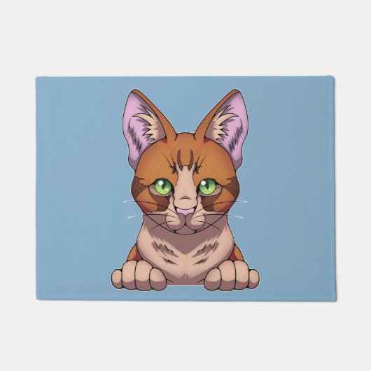 Niedliche Katze Fußmatte (Vorderseite)