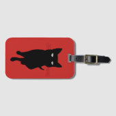 Niedliche Katze Gepäckanhänger (Vorderseite (Horizontal))