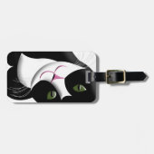 Niedliche Katze Gepäckanhänger (Vorderseite horizontal)