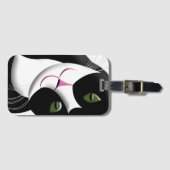 Niedliche Katze Gepäckanhänger (Vorderseite (Horizontal))