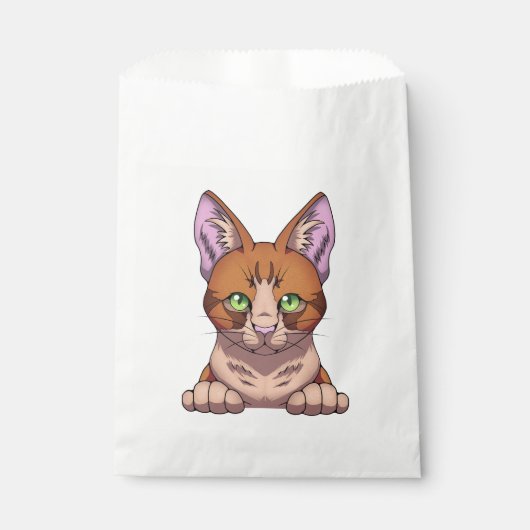 Niedliche Katze Geschenktütchen (Vorderseite)