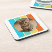 niedliche Katze Getränkeuntersetzer (Linke Seite)