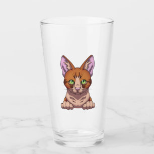 Niedliche Katze Glas