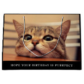 Niedliche Katze Große Geschenktasche Geschenktüte (Vorderseite)