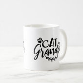 Niedliche Katze Großvater Haustier Großvater Kaffeetasse (VorderseiteRechts)
