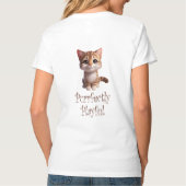 Niedliche Katze, gut gespielt T-Shirt (Rückseite)