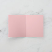 Niedliche Katze & Herzen Sie sind Purfant Karte (Innenseite)