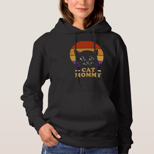 Niedliche Katze Hoodie (Vorderseite)