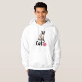 niedliche Katze Hoodie (Vorne ganz)