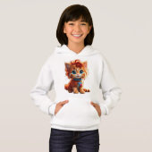Niedliche Katze Hoodie (Vorne ganz)