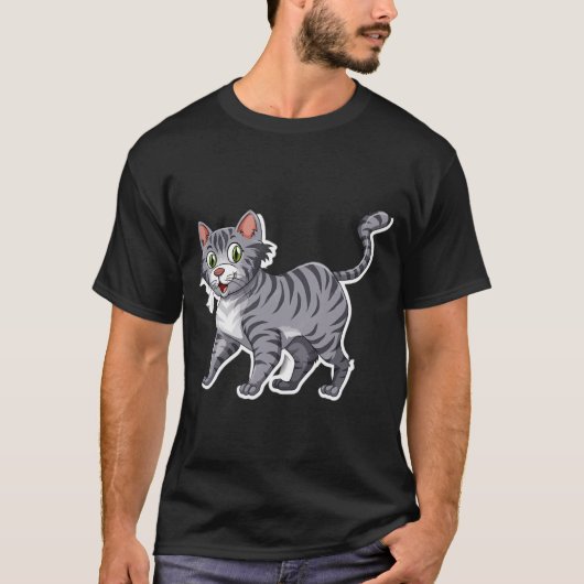 Niedliche Katze, hübsche Katze, Katze, T-Shirt (Vorderseite)