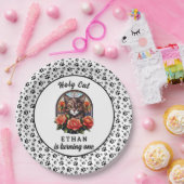 niedliche Katze Ich bin eins! Niedlich Cat Girl 1. Pappteller (Party)