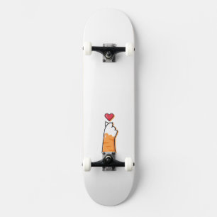 Niedliche Katze-Illustration Skateboard