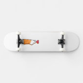 Niedliche Katze-Illustration Skateboard (Horizontal)