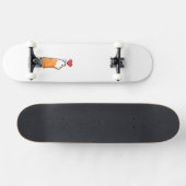 Niedliche Katze-Illustration Skateboard (Horizontal)