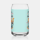 Niedliche Katze im Teacup Kawaii Gemütliche Kunst Dosenglas (Rechts)