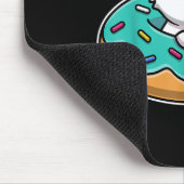 Niedliche Katze in einer Donut Funny Cat Lover Dou Mousepad (Ecke)