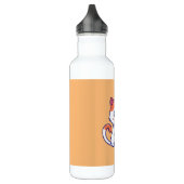 Niedliche Katze in Liebe signieren Hand-57577 Edelstahlflasche (Links)