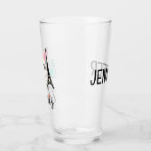 Niedliche Katze in Paris Glas (Links)