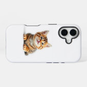 Niedliche Katze iPhone 16 Hülle (Rückseite (Horizontal))