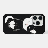 Niedliche Katze iPhone Hülle (Rückseite (Horizontal))