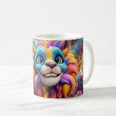 Niedliche Katze Kaffeetasse (VorderseiteRechts)