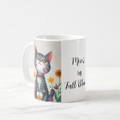 Niedliche Katze Kaffeetasse (Vorderseite Links)