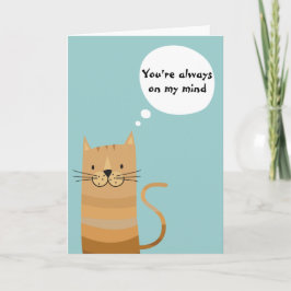 Niedliche Katze Karte