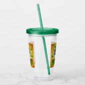 Niedliche Katze/Kätzchen Acryltrinkbecher (Links)