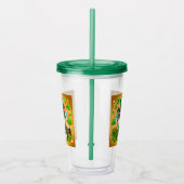 Niedliche Katze/Kätzchen Acryltrinkbecher (Rechts)