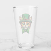 Niedliche Katze/Kätzchen Glas (Rückseite)