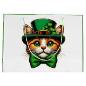 Niedliche Katze/Kätzchen Große Geschenktüte (Rückseite)