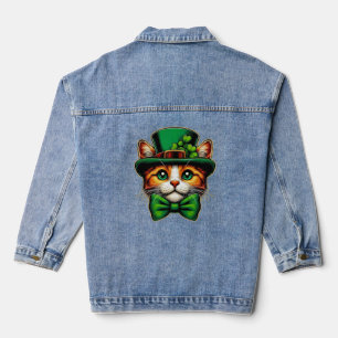 Niedliche Katze/Kätzchen Jeansjacke
