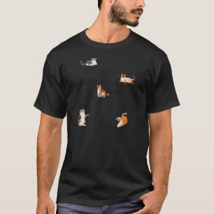 Niedliche Katze Kätzchen mit Musiknote Clever Lieb T-Shirt