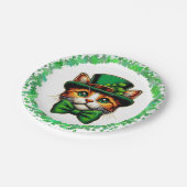 Niedliche Katze/Kätzchen Pappteller (Schrägansicht)