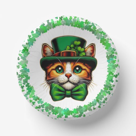 Niedliche Katze/Kätzchen Pappteller (Vorderseite)