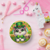 Niedliche Katze/Kätzchen Pappteller (Party)