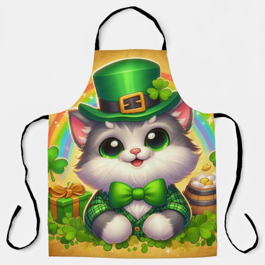 Niedliche Katze/Kätzchen Schürze (Vorderseite)