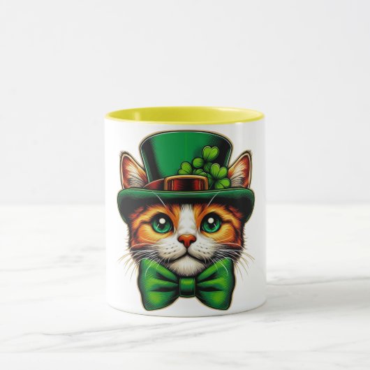 Niedliche Katze/Kätzchen Tasse (Zentrum)