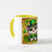 Niedliche Katze/Kätzchen Tasse (Vorderseite Links)