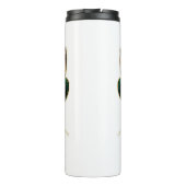 Niedliche Katze/Kätzchen Thermosbecher (Rückseite)