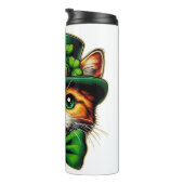 Niedliche Katze/Kätzchen Thermosbecher (Nach rechts gedreht)