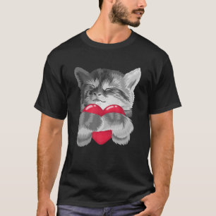 Niedliche Katze , Katze Lover T, Katze Kunst , Kat T-Shirt