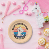 Niedliche Katze Kawaii Pappteller (Party)
