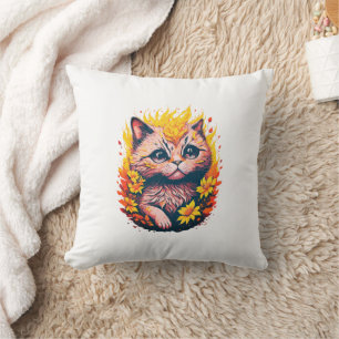 Niedliche Katze Kissen
