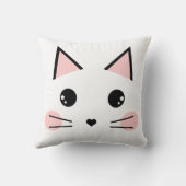 Niedliche Katze Kissen (Rückseite)