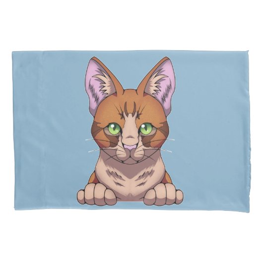 Niedliche Katze Kissenbezug (Vorderseite)