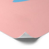 Niedliche Katze Kitten mit Herz Valentine Inspirie Poster (Ecke)