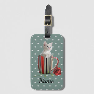 Niedliche Katze Kitten Pet Liebhaber Geschenk Gepäckanhänger