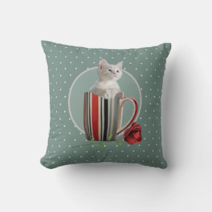 Niedliche Katze Kitten Pet Liebhaber Geschenk Kissen